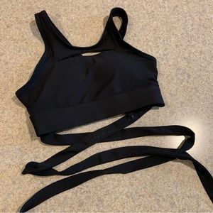 Flag Nor Fail Wrap Sports Bra